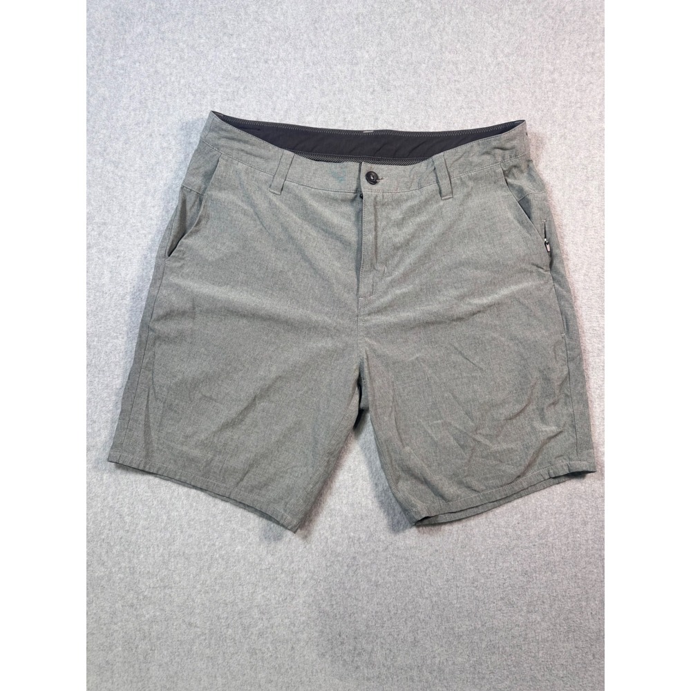 Vuori Aim Shorts Mens 33 Grey Heather Performance Stretch Active V368